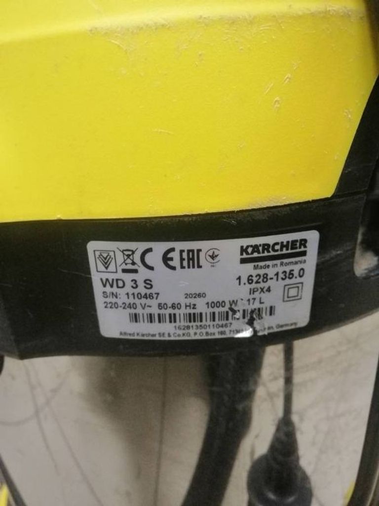 Karcher WD 3 S V-17/4/20 1.628-135.0