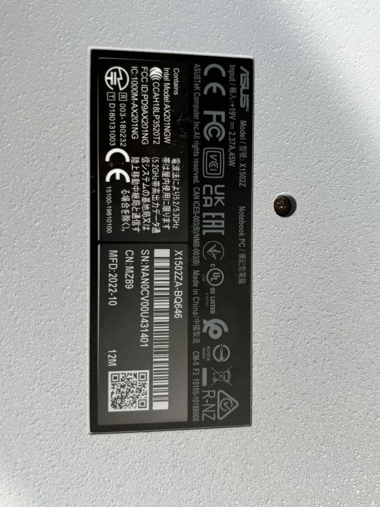 Ноутбук Asus X1502ZA-BQ646