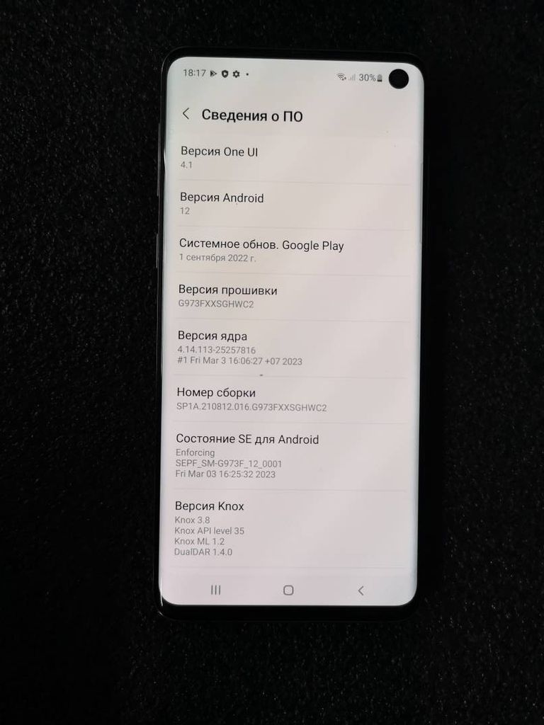 Samsung galaxy s10 sm-g973 ds 128gb