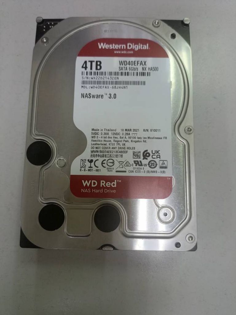 Купить Wd red 4 tb Б/У