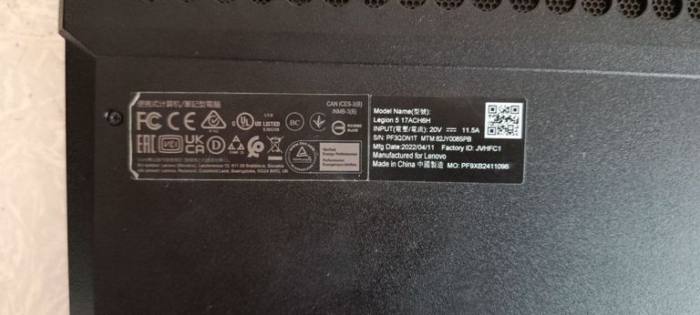 Купить Lenovo Legion 5 17ACH6H 82JY008SPB Б/У