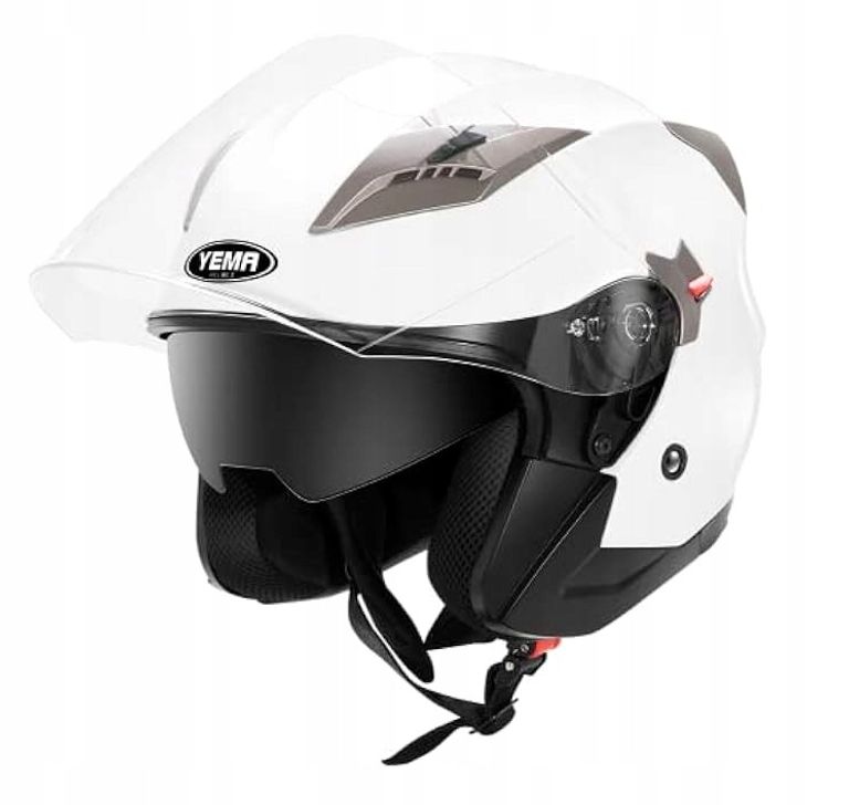 Акція! Мотоциклетний шолом YEMA YM-627. Розмір M, білий. Новий. Код:null. Изображение 10