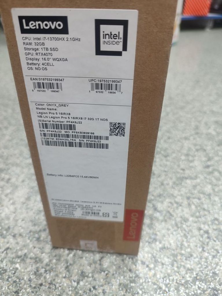 Lenovo 16/core i7-13700hx ddr5/32gb ddr5/ssd 1000 gb/geforce rtx4070 8gb Код:01-200623043. Изображение 8
