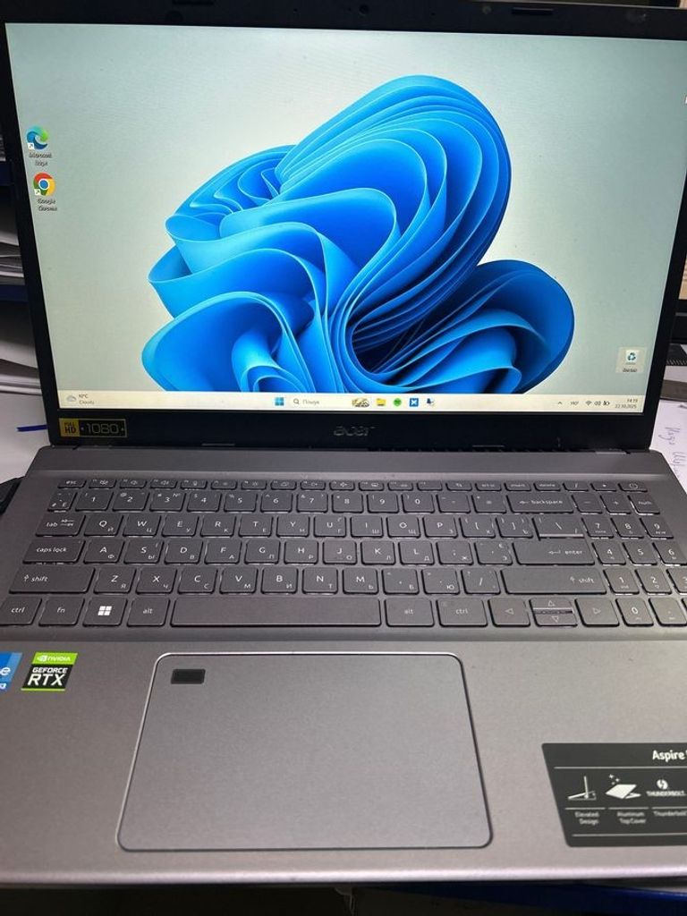 Купити Acer 15/core i3-1220p ddr5/8gb ddr5/hdd *відсутній/ssd 512 gb/geforce rtx2050 4gb Б/У