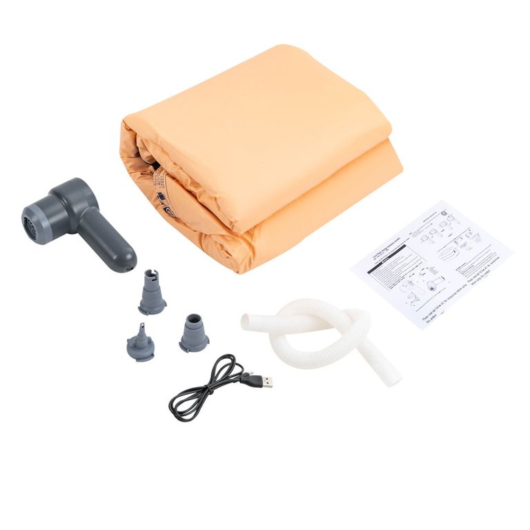 Надувна ванна для дорослих 1,4 м з бездротовим електричним повітряним насосом, ванна для гарячої води та крижаної. Нова. Код:null. Зображення 12