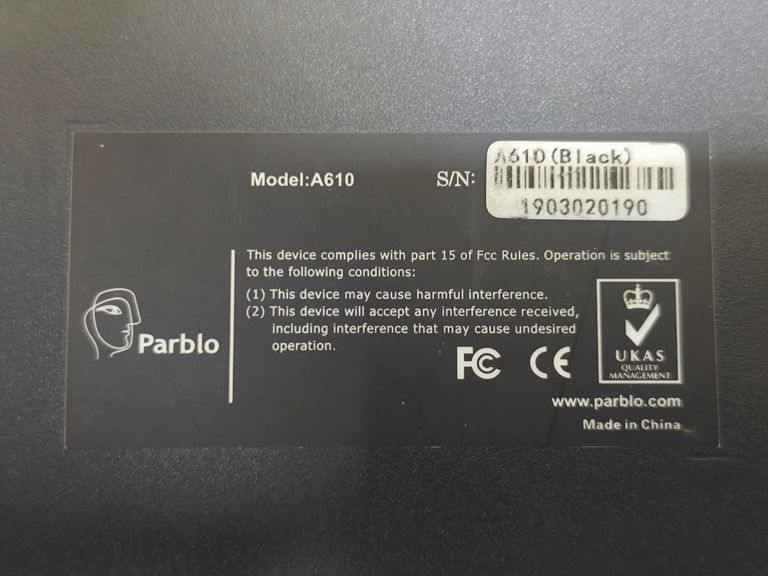 Объявление Parblo a610 Б/У