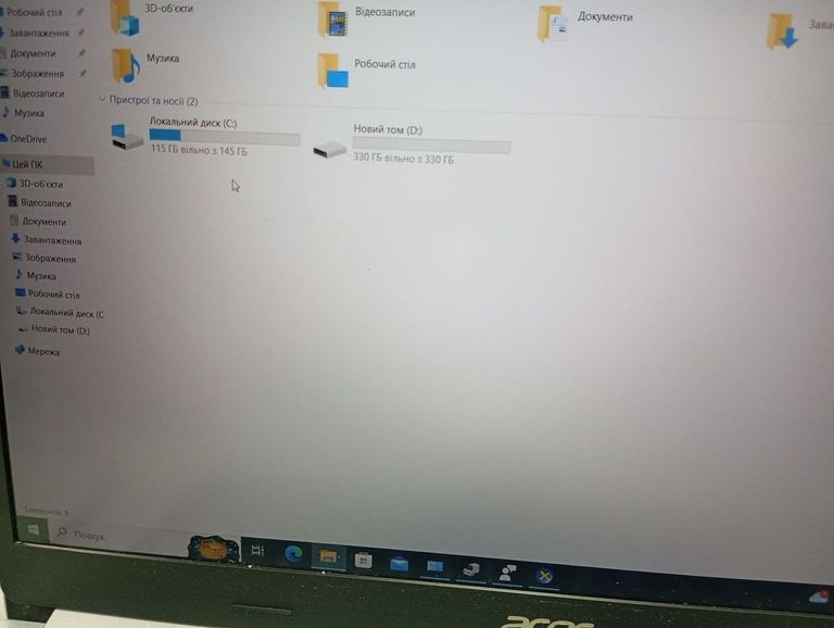 Распродажа Acer 15/ryzen 5 5500u ddr4/8gb ddr4/ssd 500 gb/*інтегрована, продавец Техноскарб