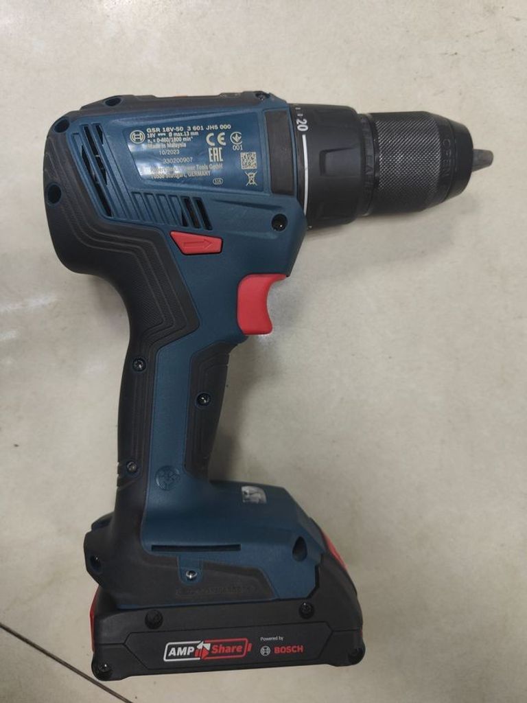 Оголошення Bosch gsr 18v-50 1акб 2ah зп Б/У