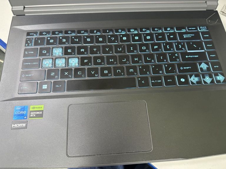 Дешиво Msi 15/core i5-12450h ddr5/16gb ddr4/ssd 512 gb/geforce rtx2050 4gb с ломбарда