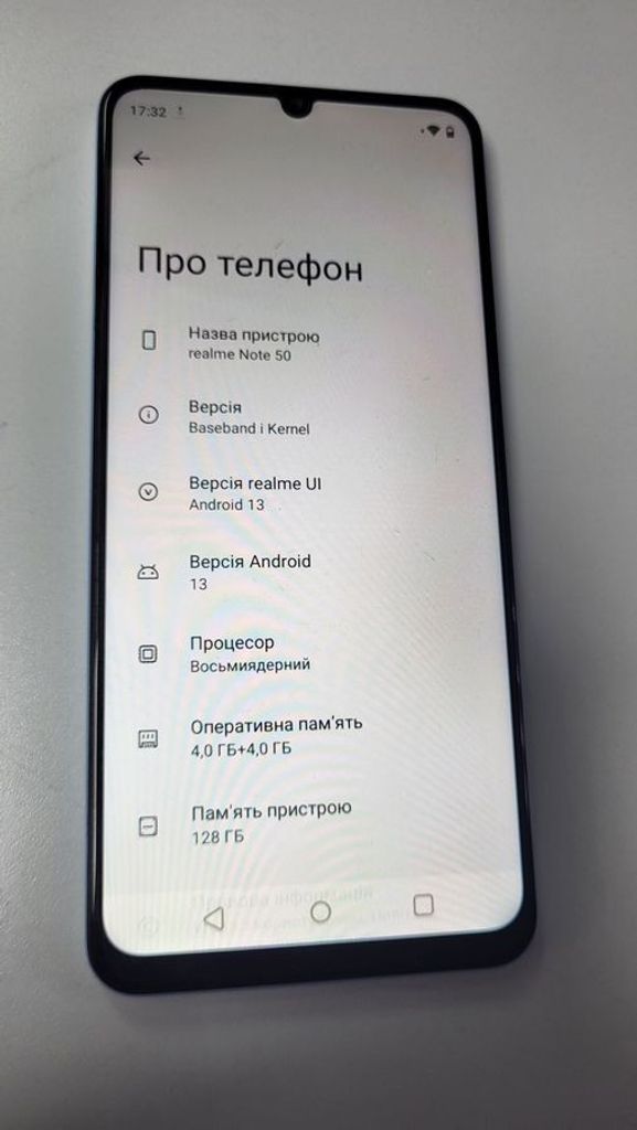 Дешиво Realme note 50 4/128gb с ломбарда