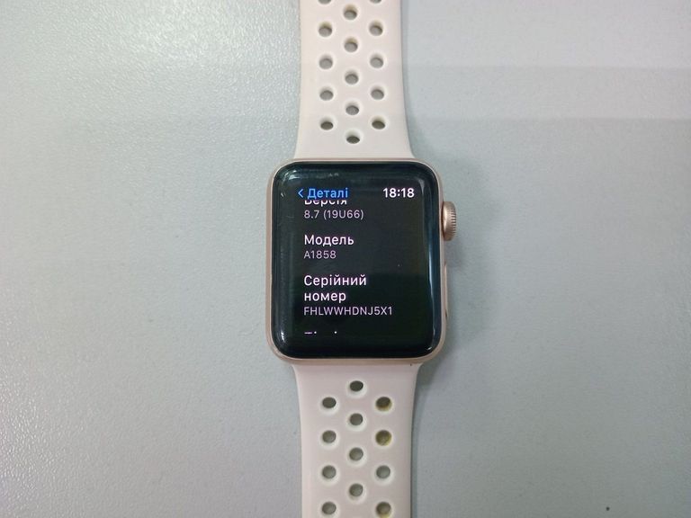 Купити Apple watch series 3 gps 38mm aluminum case a1858 Б/У