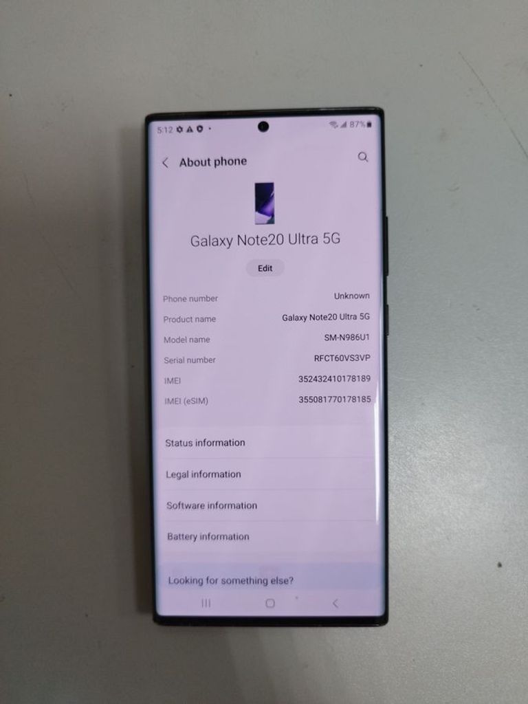 Купити Samsung galaxy note 20 ultra 5g 12/128gb Б/У