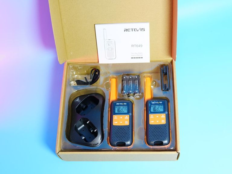 Рація Retevis RT649, радіостанція PMR446, 16 каналів, світлодіодний ліхтарик VOX, водонепроникний IP65, сканування, два способи Код:null. Изображение 4