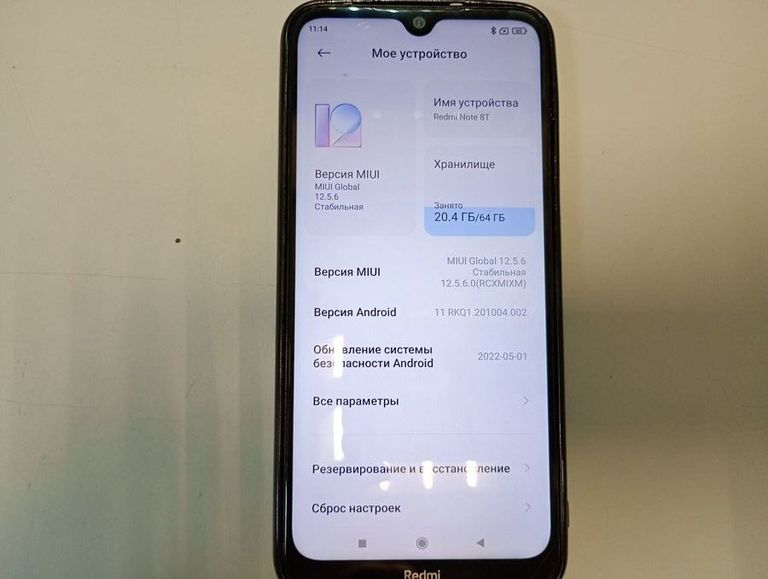 Объявление Xiaomi Redmi Note 8T 4/64GB Blue Б/У
