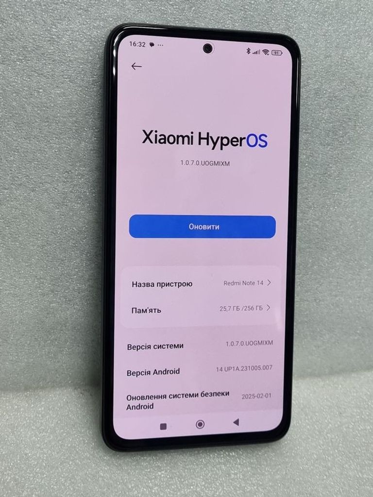 Дешево Xiaomi redmi note 14 8/256gb з ломбарду