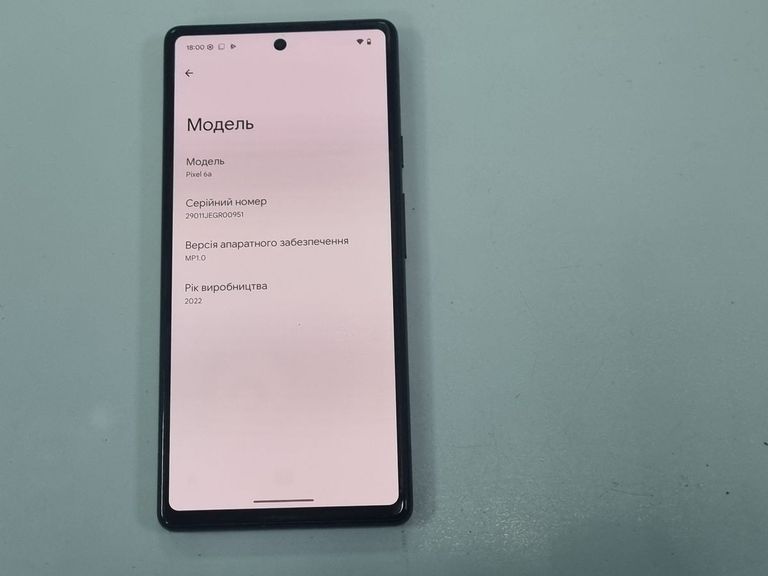 Google pixel 6a 6/128gb Код:01-200853761. Зображення 6