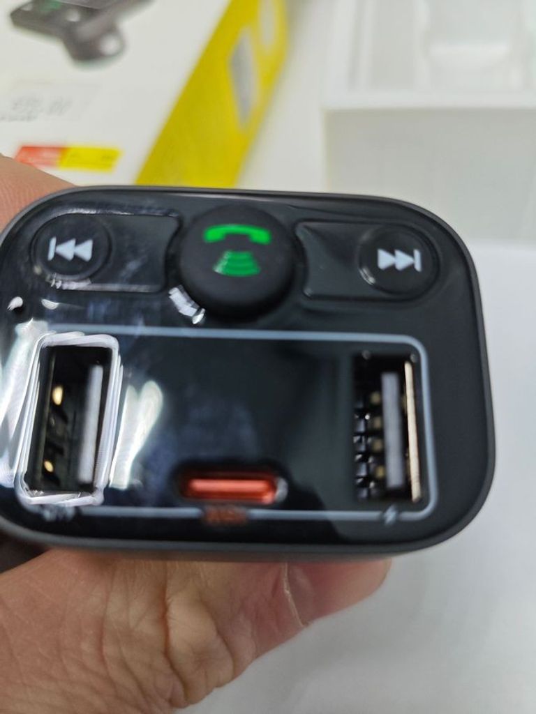 Купити Baseus T-typed S-09 Lite Bluetooth MP3 Car Charger Black (C10762300113-00) Б/У