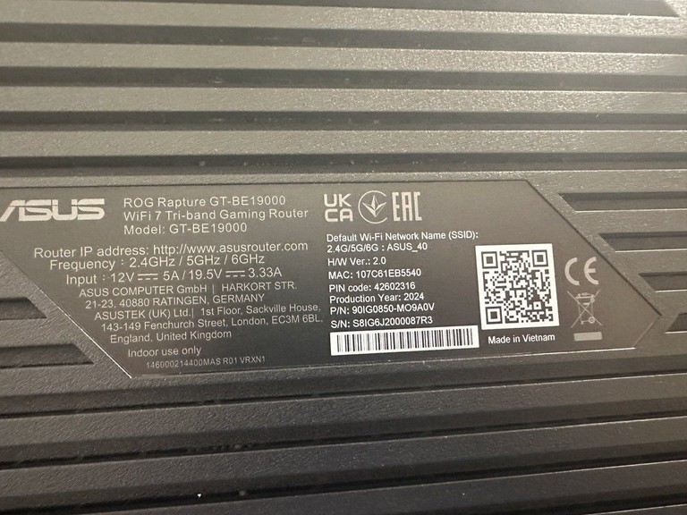Розпродаж Asus ROG Rapture GT-BE19000AI (90IG09S0-MO9A0V), продавець Техноскарб