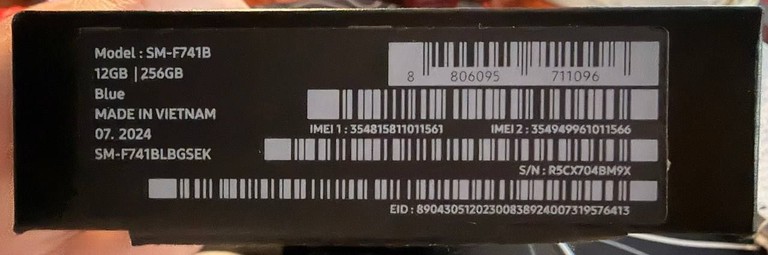 Samsung Galaxy Flip6 12/256GB Blue (SM-F741BLBG) Код:null. Изображение 8