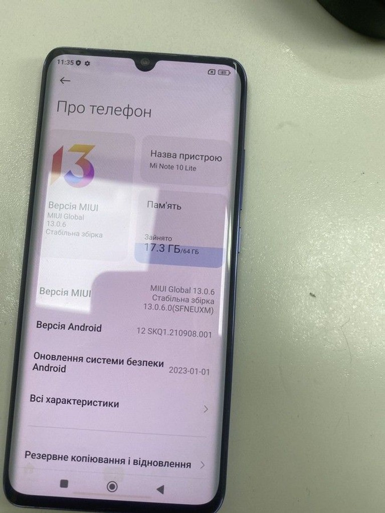 Купити Xiaomi mi note 10 lite 6/64gb Б/У