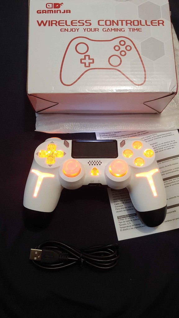 Джойстик Dualshock 4 Ps3 Ps4 ПК Android Gaminja P412 Подсветка геймпад новый Код:null. Зображення 6