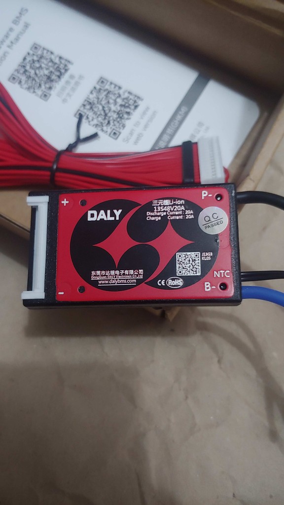 Купити БМС Daly 48v 13s 20Aмпер BMS Ntc защита перегрева новая Б/У