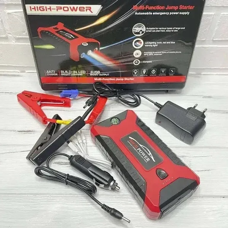 JUMP STARTER 29B WITH PUMP 99800 мАг Код:null. Изображение 6