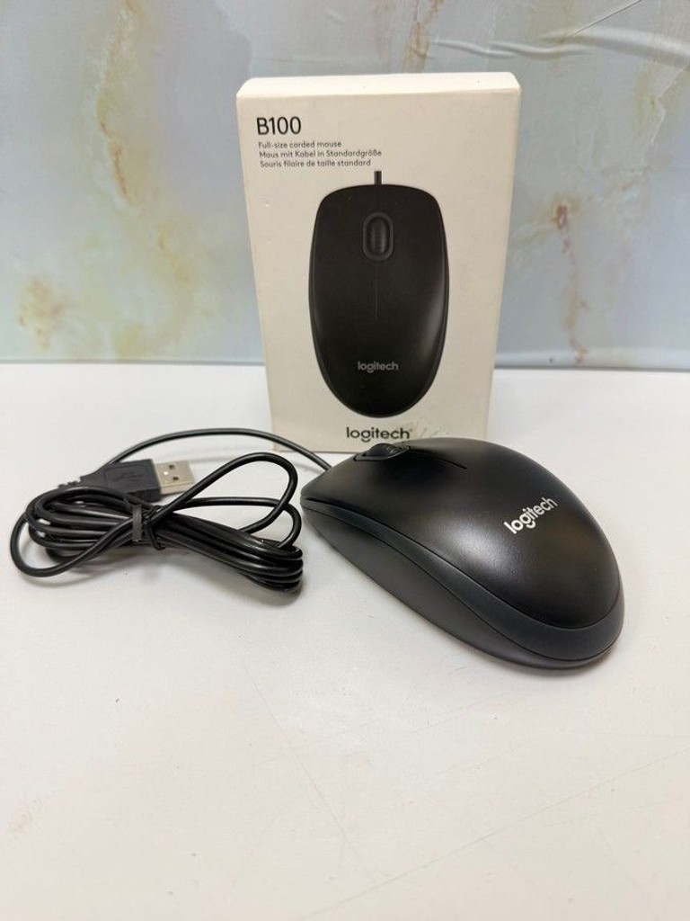 Купити Logitech b100 optical mouse Б/У