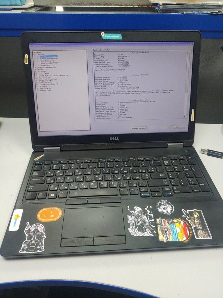 Оголошення Dell 15/core i5 6300u ddr3/8gb ddr3/hdd *відсутній/ssd 256 gb/*інтегрована Б/У