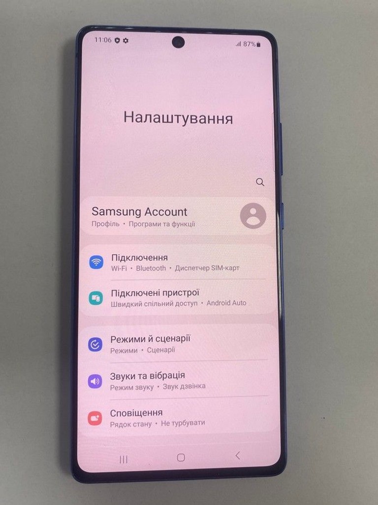 Оголошення Samsung galaxy s10 lite sm-g770f 6/128gb Б/У