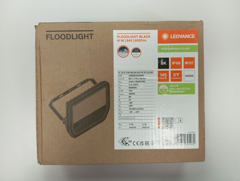 Купить Ledvance fl50p 41w 6klm 840 ps sy100 bk Б/У