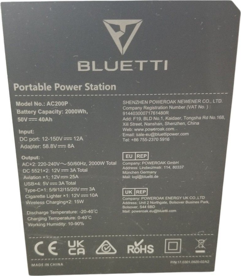 Bluetti AC200P Код:18-000096225. Зображення 6