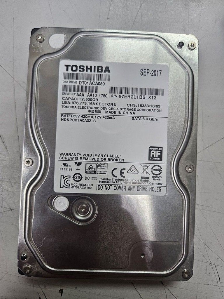 Купити Toshiba dt01aca050 500gb Б/У