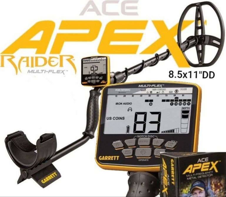 Garrett Ace Apex 8.5x11"DD 