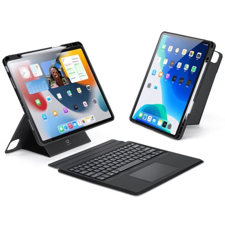 Купити Чохол-клавіатура для Apple iPad Air 13" 6 gen. 2024 / iPad Pro 12.9 2020 / 2021 / 2022, Dux Ducis DK Series, чорний. Б/У