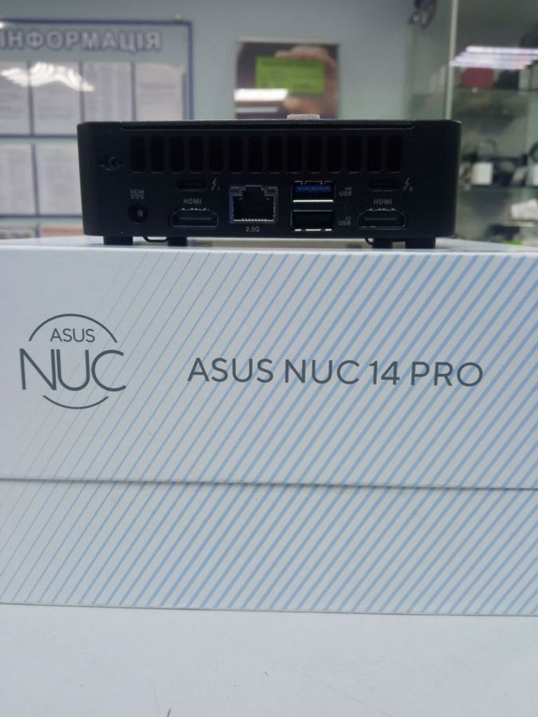 Объявление Asus nuc 14 pro/core 3 100u/ram16gb ddr5/ssd256gb Б/У