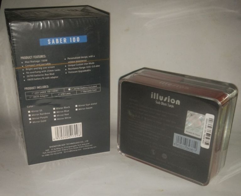 Объявление GeekVape illusion RTA Бокс-мод i-JOY Saber 100w 20700 VW. Sony VTC6 Б/У