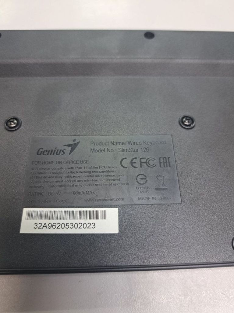 Дешиво Genius slimstar 126 usb ukr с ломбарда