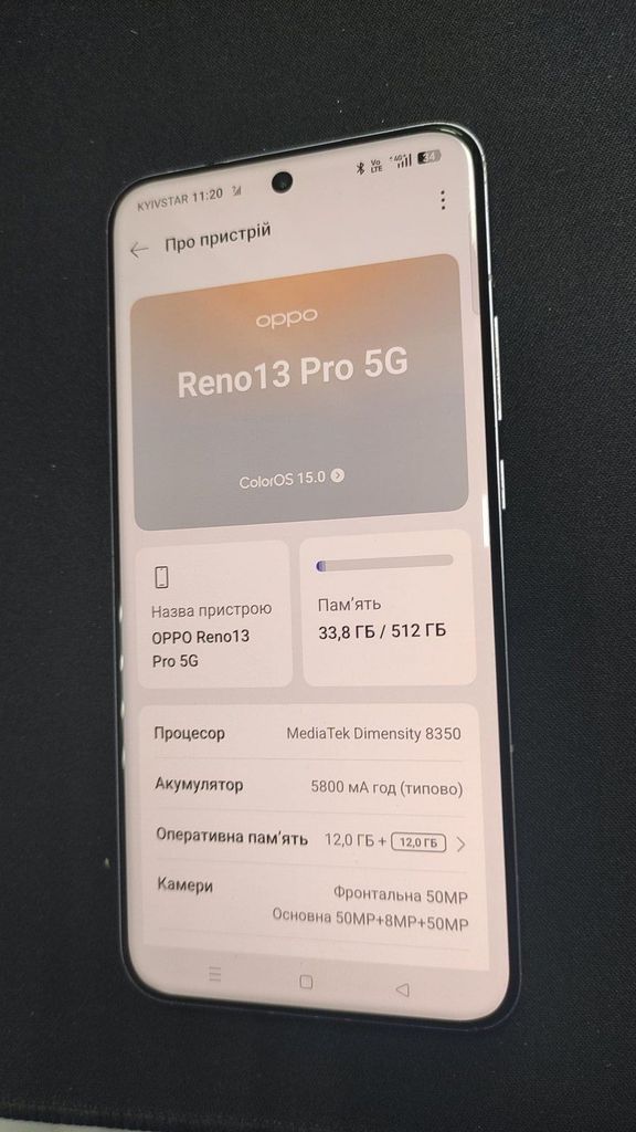 Купить Oppo reno13 pro 5g 12/512gb Б/У
