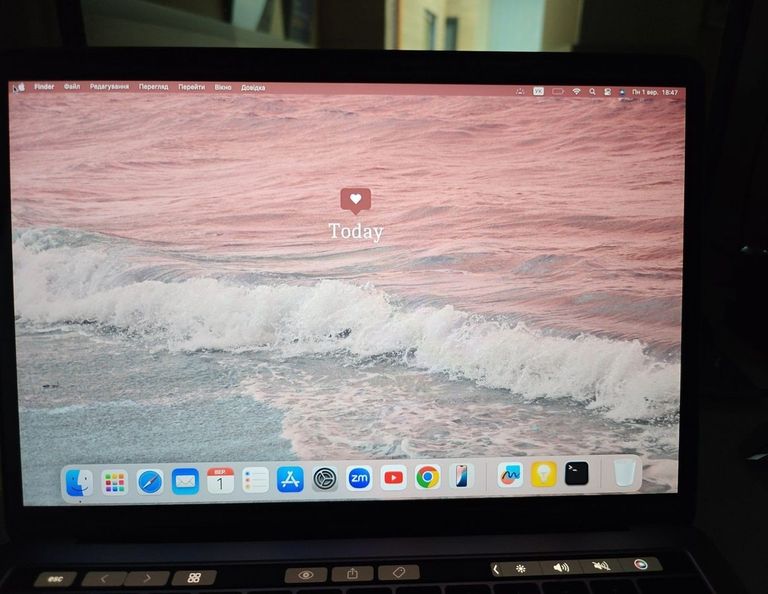 Apple macbook pro 2019 a2159 13,3" core i5 1,4ghz/ram8gb/ssd128gb/intel iris plus graphics 645 Код:01-200616808. Зображення 5