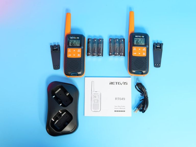 Рація Retevis RT649, радіостанція PMR446, 16 каналів, світлодіодний ліхтарик VOX, водонепроникний IP65, сканування, два способи Код:null. Изображение 6