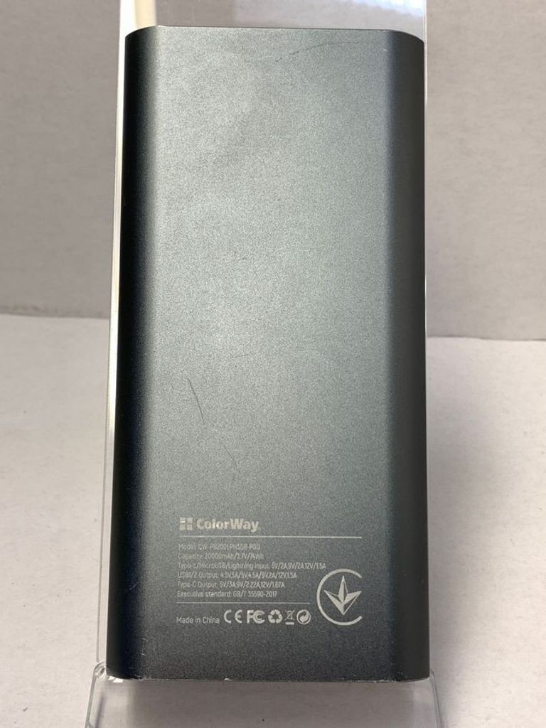 Оголошення Colorway cw-pb200lph3gr-pdd 20000mah 22.5w Б/У