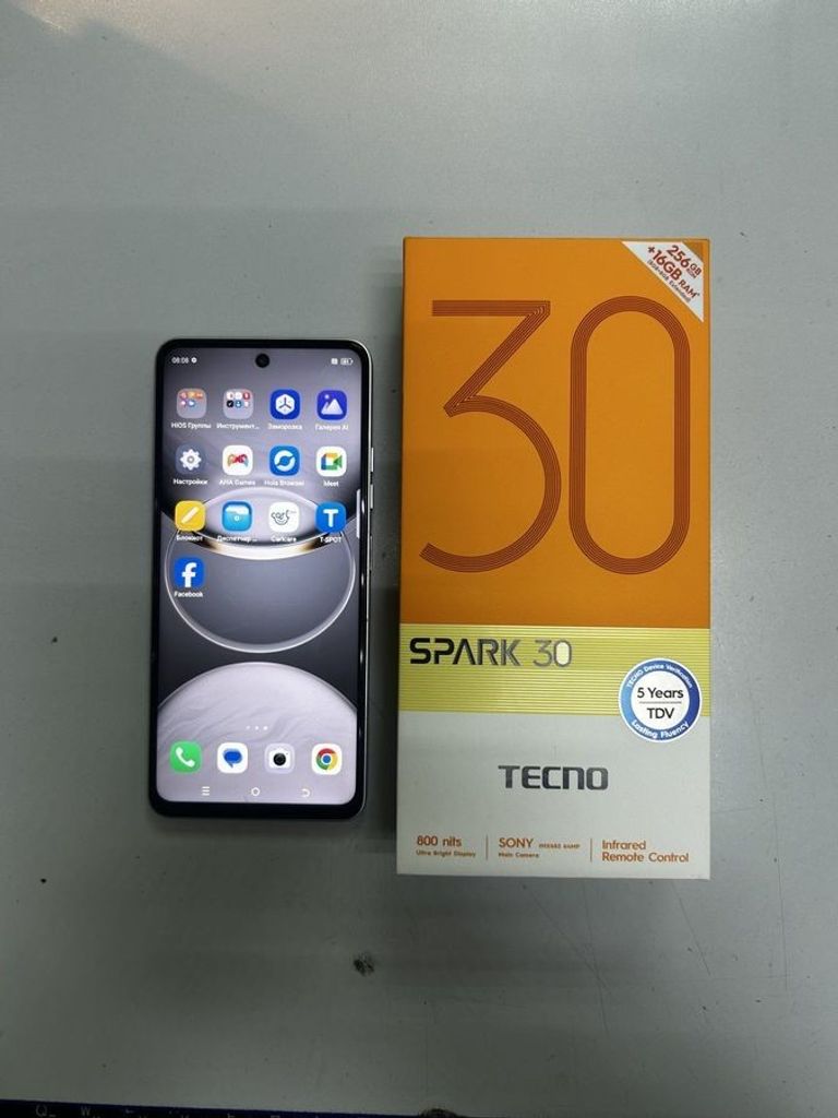 Оголошення Tecno spark 30 kl6 8/256gb Б/У