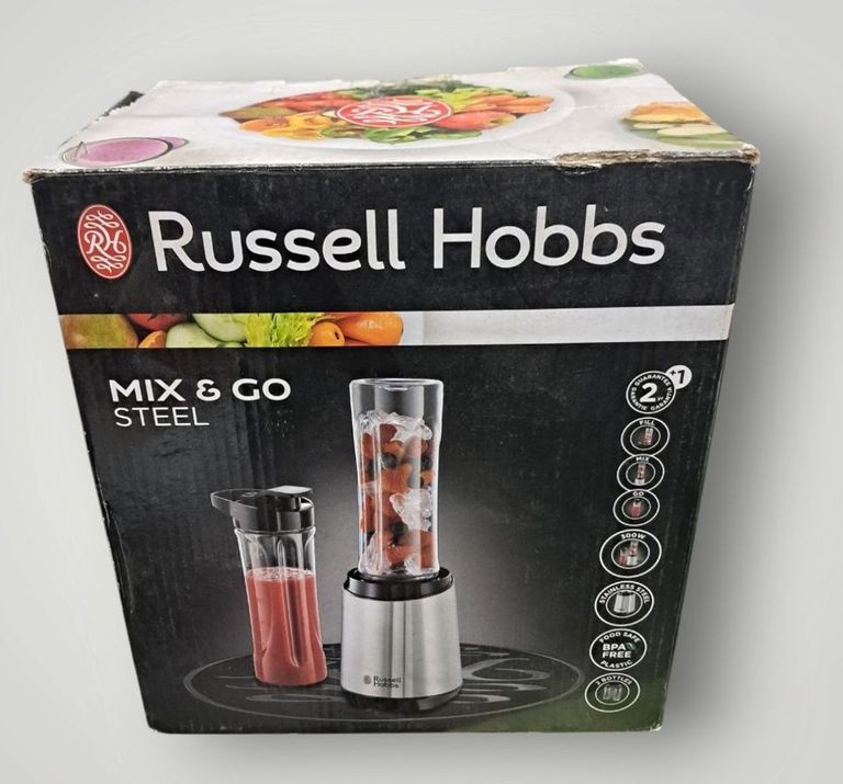 Купить Russell hobbs Mix & Go Steel 23470-56 Б/У