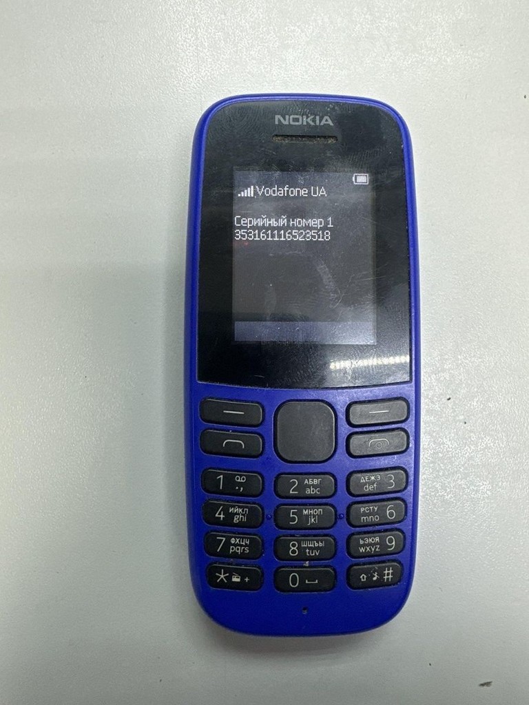 Объявление Nokia 105 DS 2019 Blue (16KIGL01A01) Б/У