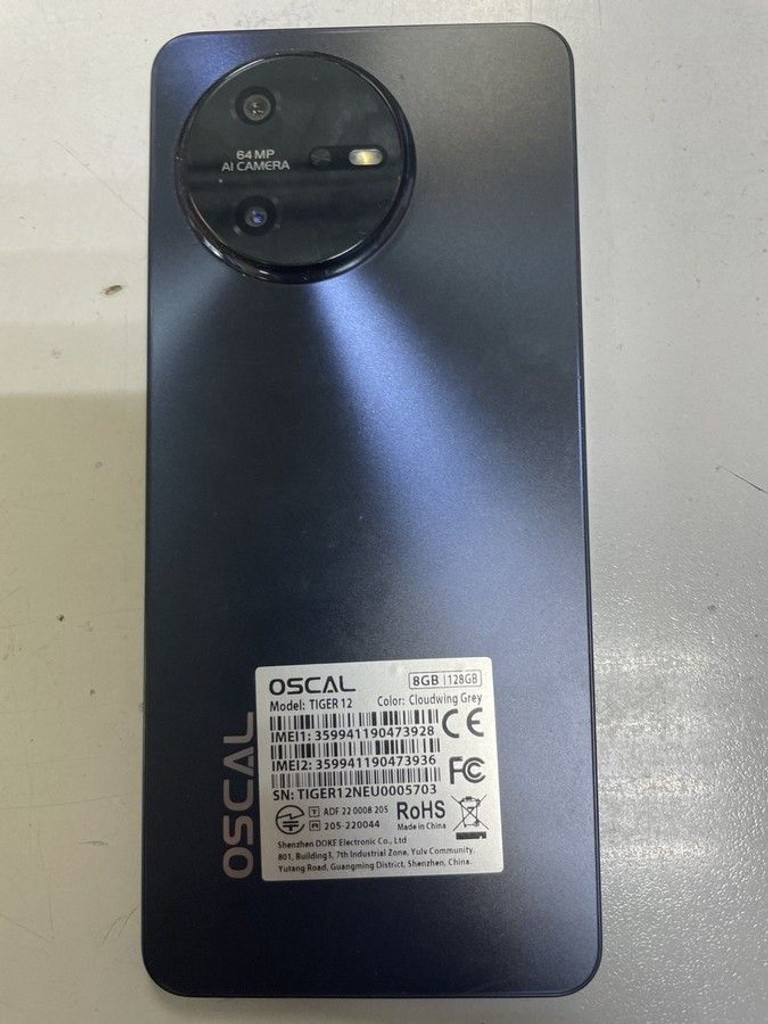 Дешево Blackview Oscal Tiger 12 8/128GB Blue з ломбарду