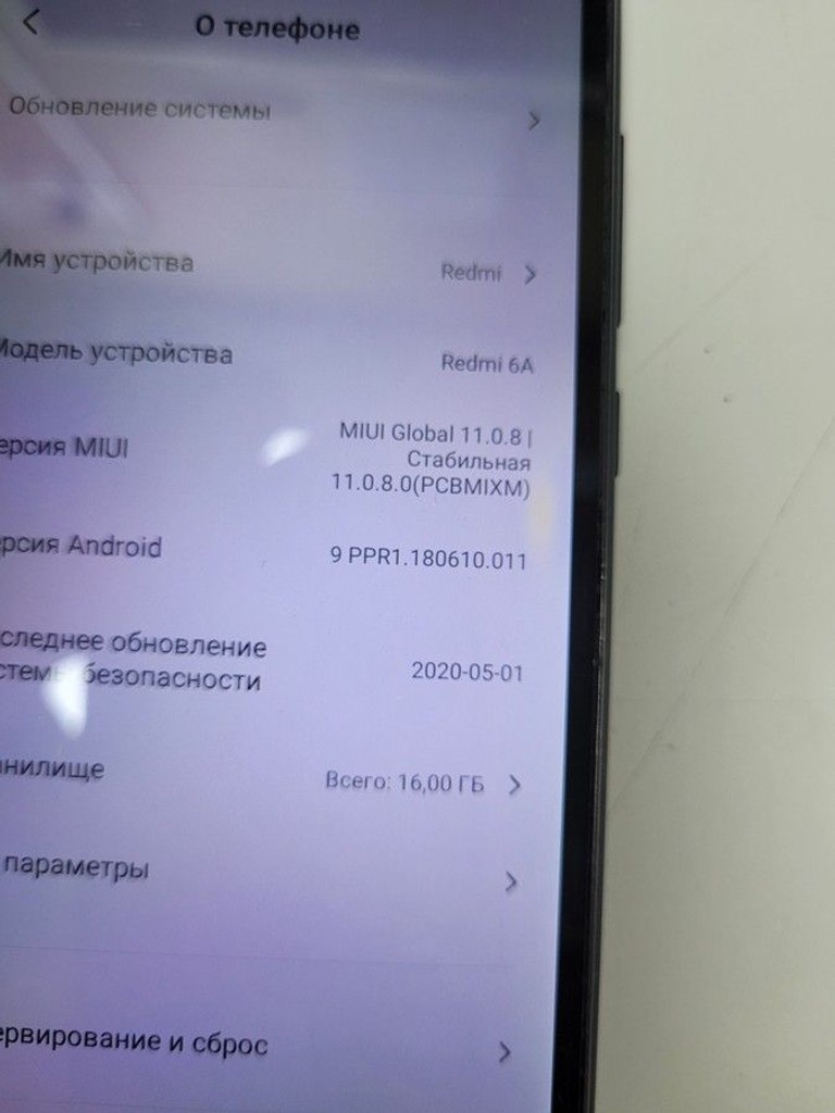 Оголошення Xiaomi Redmi 6A 2/16GB Black Б/У