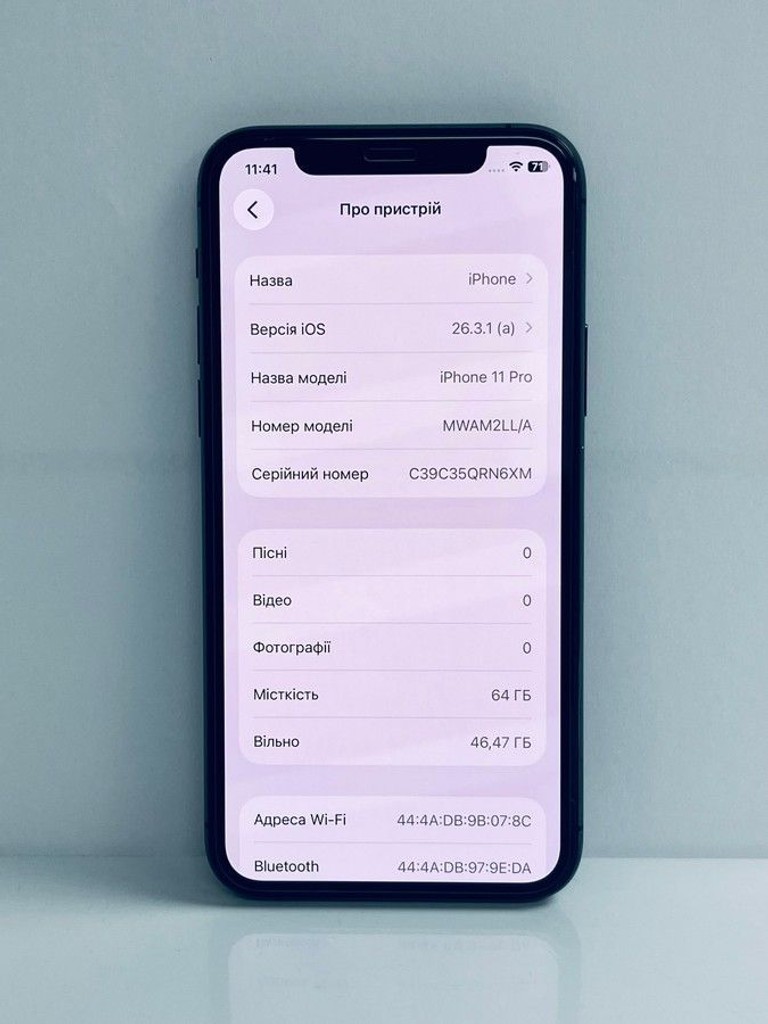Оголошення Apple iphone 11 pro 64gb Б/У