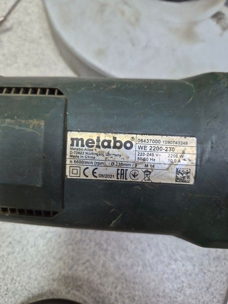 Metabo we 2200-230 Код:01-201053573. Зображення 8