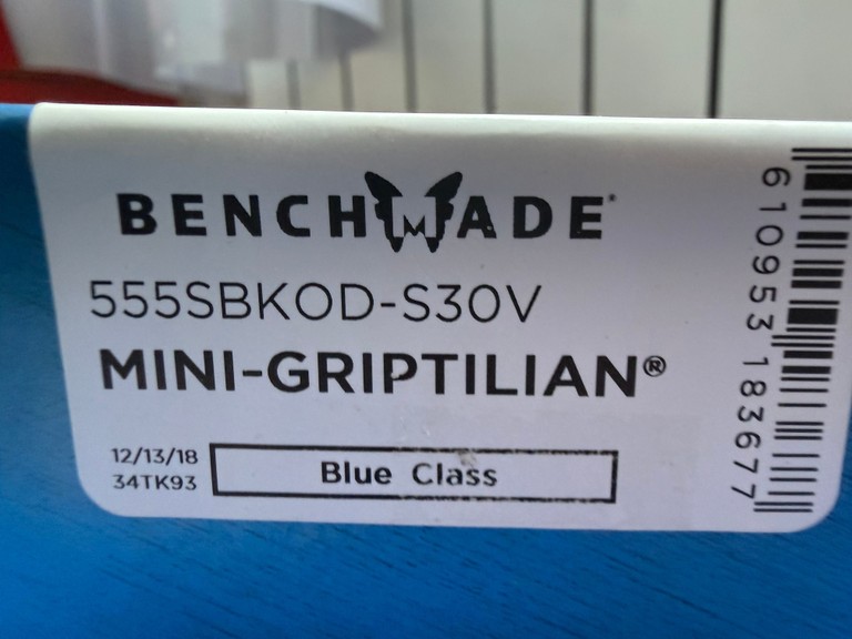 Объявление Benchmade Mini Griptilian (555SBKOD-S30V) Б/У